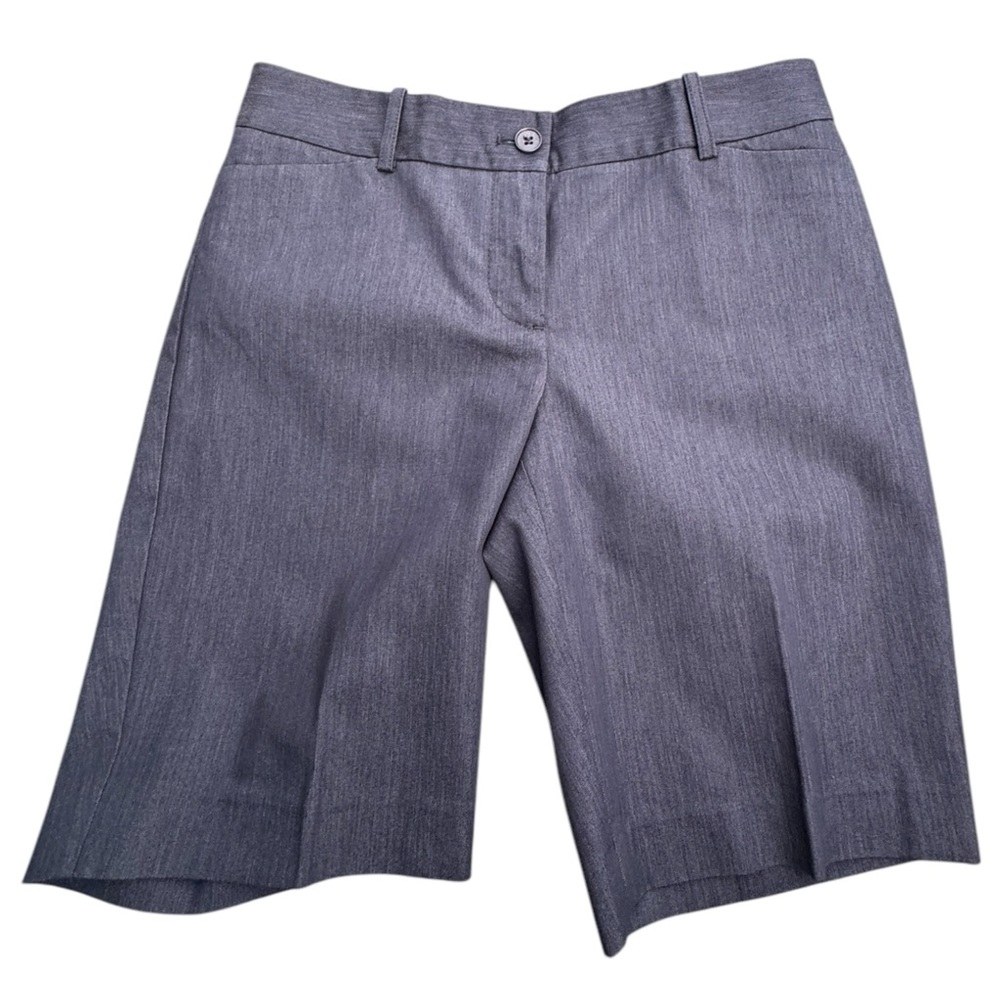 Talbots Petite Blue Bermuda Walking Shorts Womens Size 2P